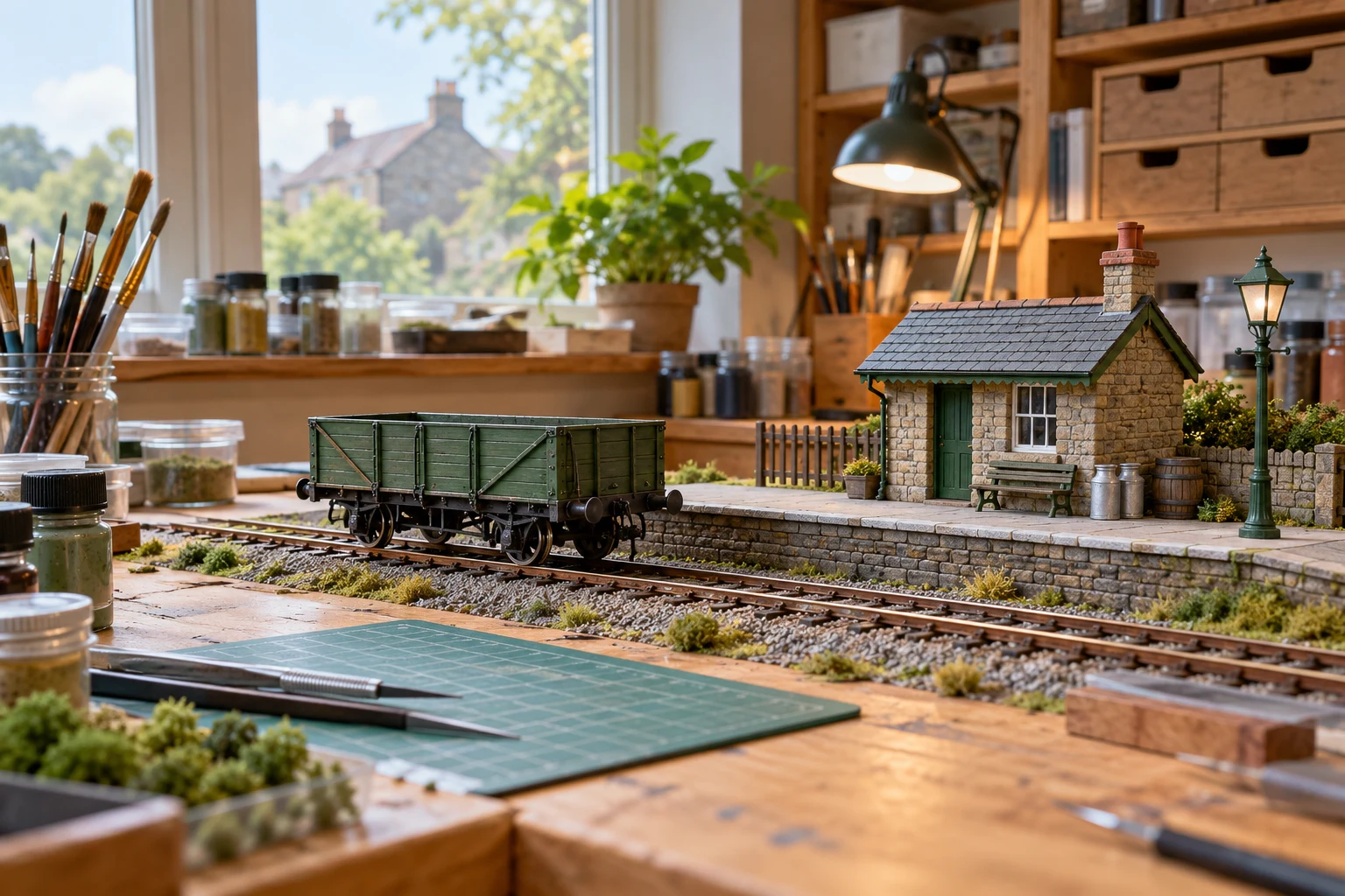 Model railway pieces collection
