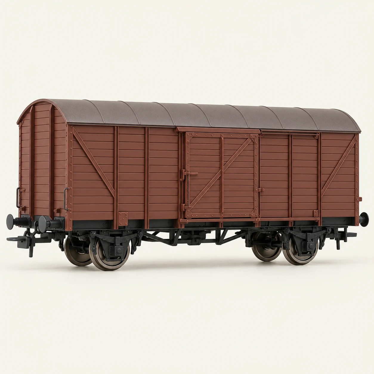 HO covered goods wagon